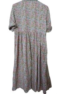 Vintage Floral Midi Dress