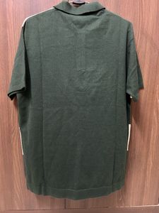 Men's Green Collared Polo Shirt