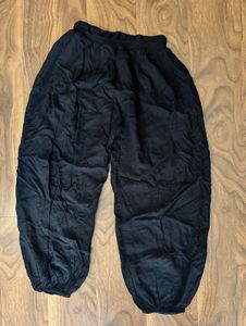 Black Loose Fit Palazzo Pants
