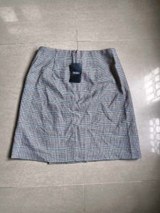 Korean plaid Mini Skirt