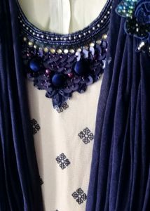 Elegant Ethnic Gown with Belt