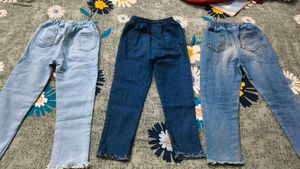 Cute Hello Kitty &amp; Teddy Jeans (Set of 3)