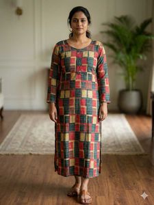 Stylish Printed Cotton Kurta