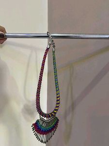 Vibrant Boho Tribal Necklace