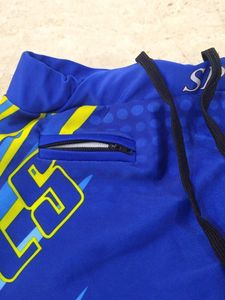 Blue Graphic Athletic Shorts/swim shorts