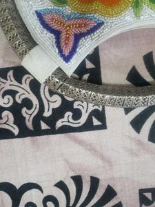 Embellished Floral Clutch Bag