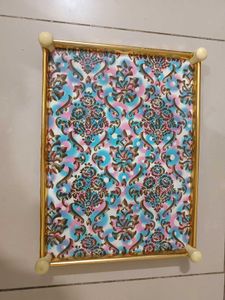 Unused Multi Material Decorative Serving Tray