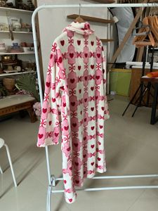 Cozy Pink Heart Robe