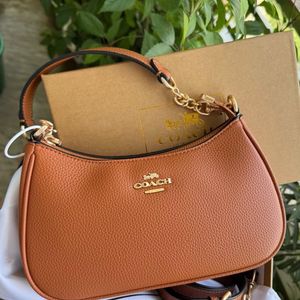 Coach Pebble Leather Shoulder Bag