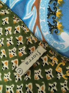 Green Printed Wrap Style Kurta