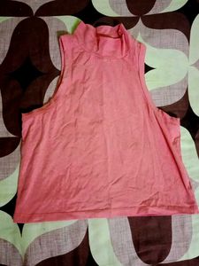 Sleeveless Mock Neck Top