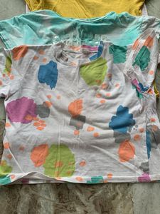 Bundle of 6 girls Pajama Tops