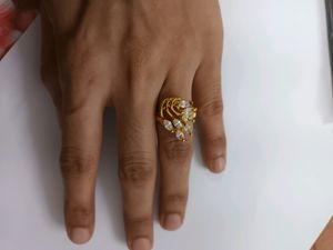 beautiful AD stone ring size around 18