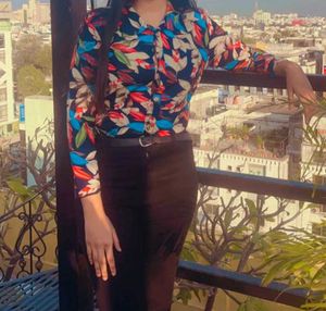 Stylish Floral Print Shirt