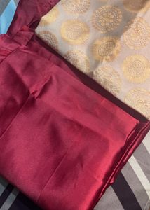 Unstitched Saree With Blouse