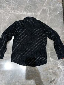 kid's Black Polka Dot Shirt