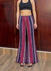 Pinteresty Boho Print Flare Pants