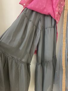 Kurti Sharara Dupatta Set
