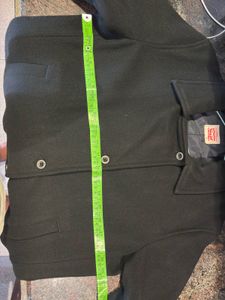 Levi's Black Wool Blend Coat