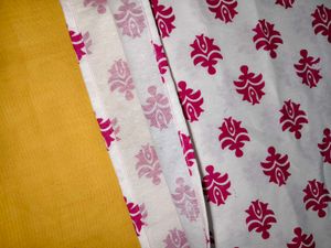 Pink &amp; White Printed Sleeveless Blouse