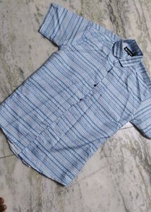 Stylish Blue Striped Men's Shirt