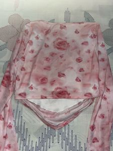 Floral Print Long Sleeve Top