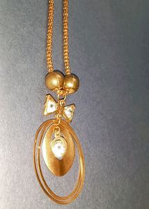 Copper Bow Necklace