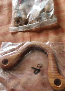 New Wooden Bag Handles [2 Pairs ]