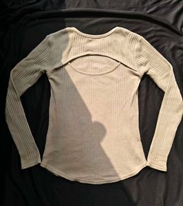 Ribbed Long Sleeve Top