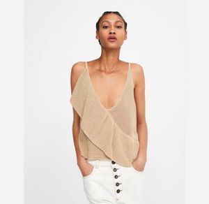 Zara Womens Crochet Crop Top