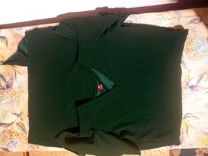 Elegant Green V-Neck Dress