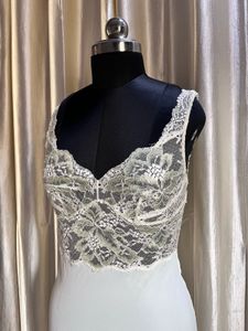 Elegant Lace Trim Camisole Slip