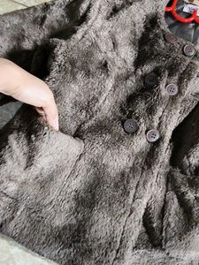 Brown Faux Fur Jacket