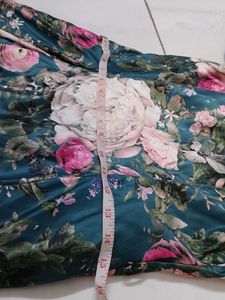 Floral Off-Shoulder Dress long