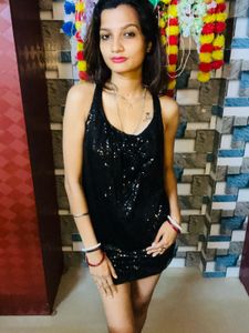 Sparkling Black Mini Dress