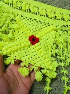 Brand new Vibrant Yellow Crochet Door Toran
