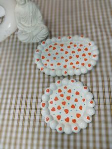 Heart Decor Plate Set