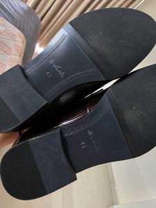 Men's Da Vinchi Cherry Black Ribbed Penny Loafers