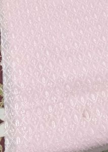 Pink Cotton Chikankari 2piece Dress Material