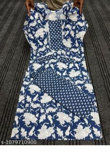 Blue Floral Kurta Set