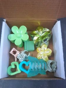 10 Cute Hair Claw Clips Set