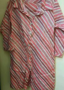 Striped Pink Kurta with pant