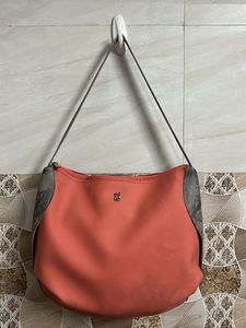 Chic Orange Hobo Bag