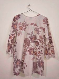 UPARNA embroidered chikankari short kurti