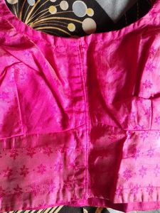 Vibrant Pink Printed Blouse