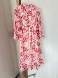Chic Floral Print long Dress