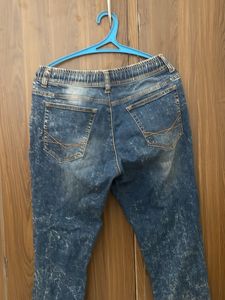 Denim jogger