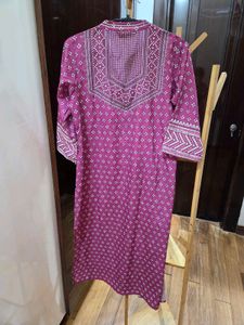 🎉Today only🎉Elegant Purple Printed Kurta