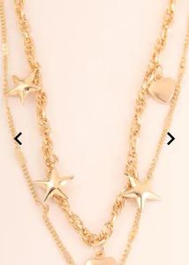 Charming Layered Star &amp; Heart Necklace