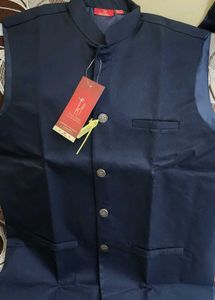 Men's Navy Blue Nehru Jacket